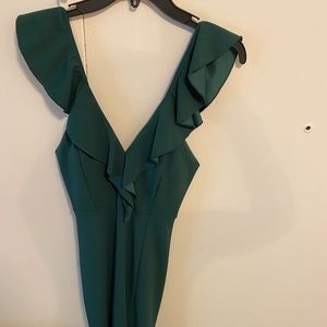 Dark Green Gown